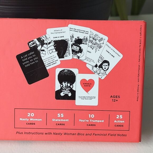 Brand New Shrill Society The Nasty Woman Game: A Card Game For Every Feminist - Picture 9 of 10